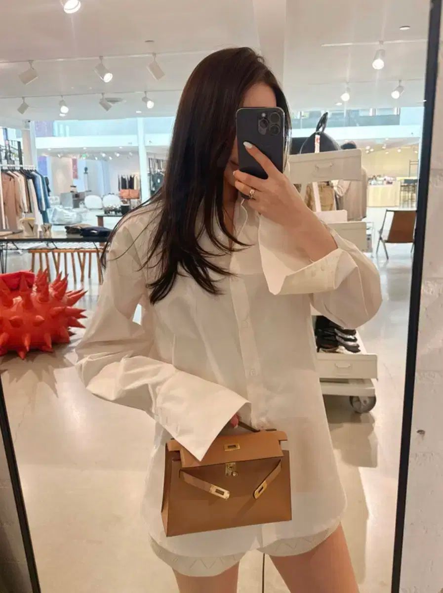 Italy Mileta cuffs shirts バニラ オフホワイト