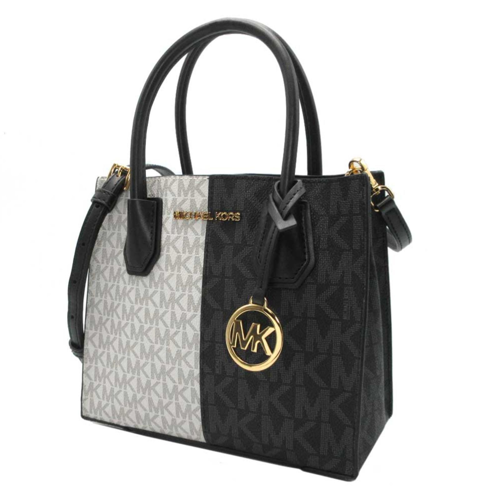 マイケルコース トートバッグ MICHAEL KORS ブロック クロスボディ 2WAY 35F4GM9M2B BLACK MULTI アウトレット レディース