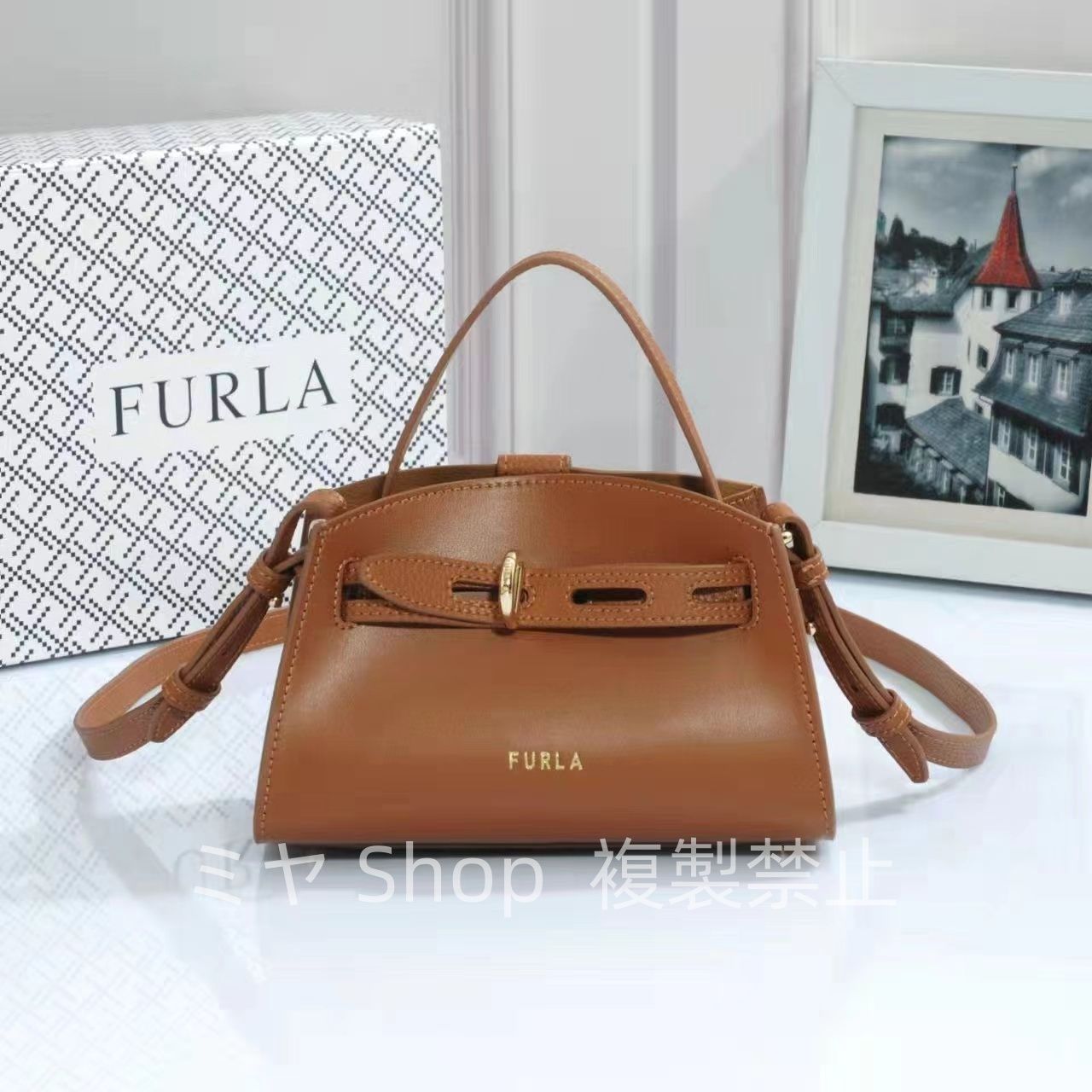 大人気新品FURLA フルラマルゲリータ ミニ ショルダーバッグ ハンドバッグ2way ターンロック4色選択 - メルカリ