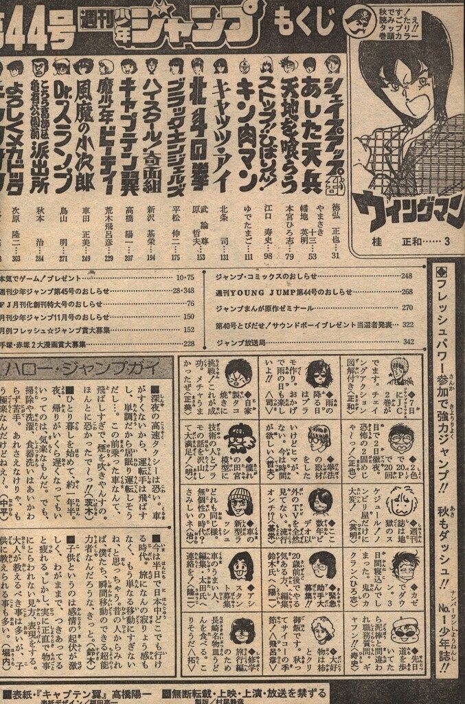 集英社 1983年(昭和58年)の漫画雑誌 週刊少年ジャンプ 1983年(昭和58