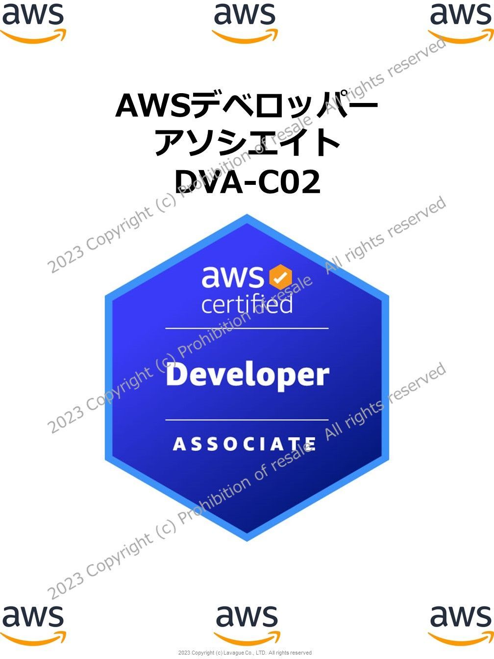 AWS認定 デベロッパー アソシエイト DVA-C02【最新】 問題/解説集をご提供。（多くの方の合格報告をいただいております。） Wave  Shop メルカリ