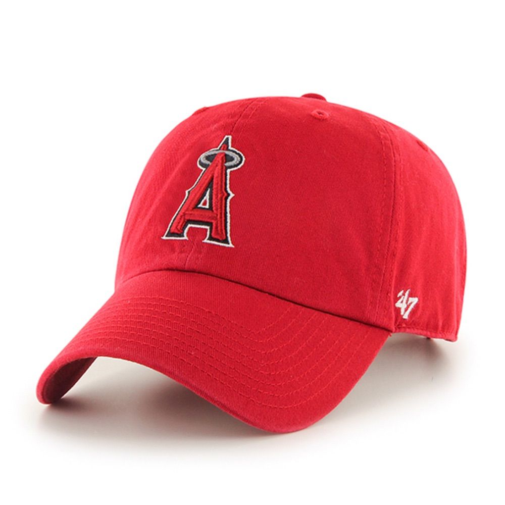 '47 ブランド ロサンゼルス・エンジェルス クリーン アップ キャップ / '47 BRAND LOS ANGELES ANGELS CLEAN UP CAP [RED]