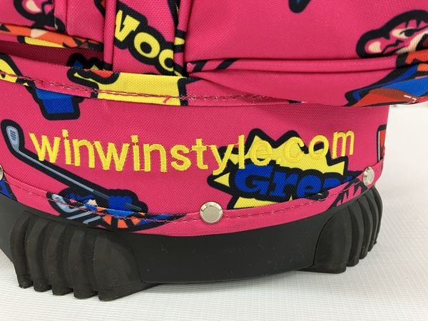 WINWIN STYLE WINWIN TIGER キャディバッグ ピンク ボール カバー 備品 