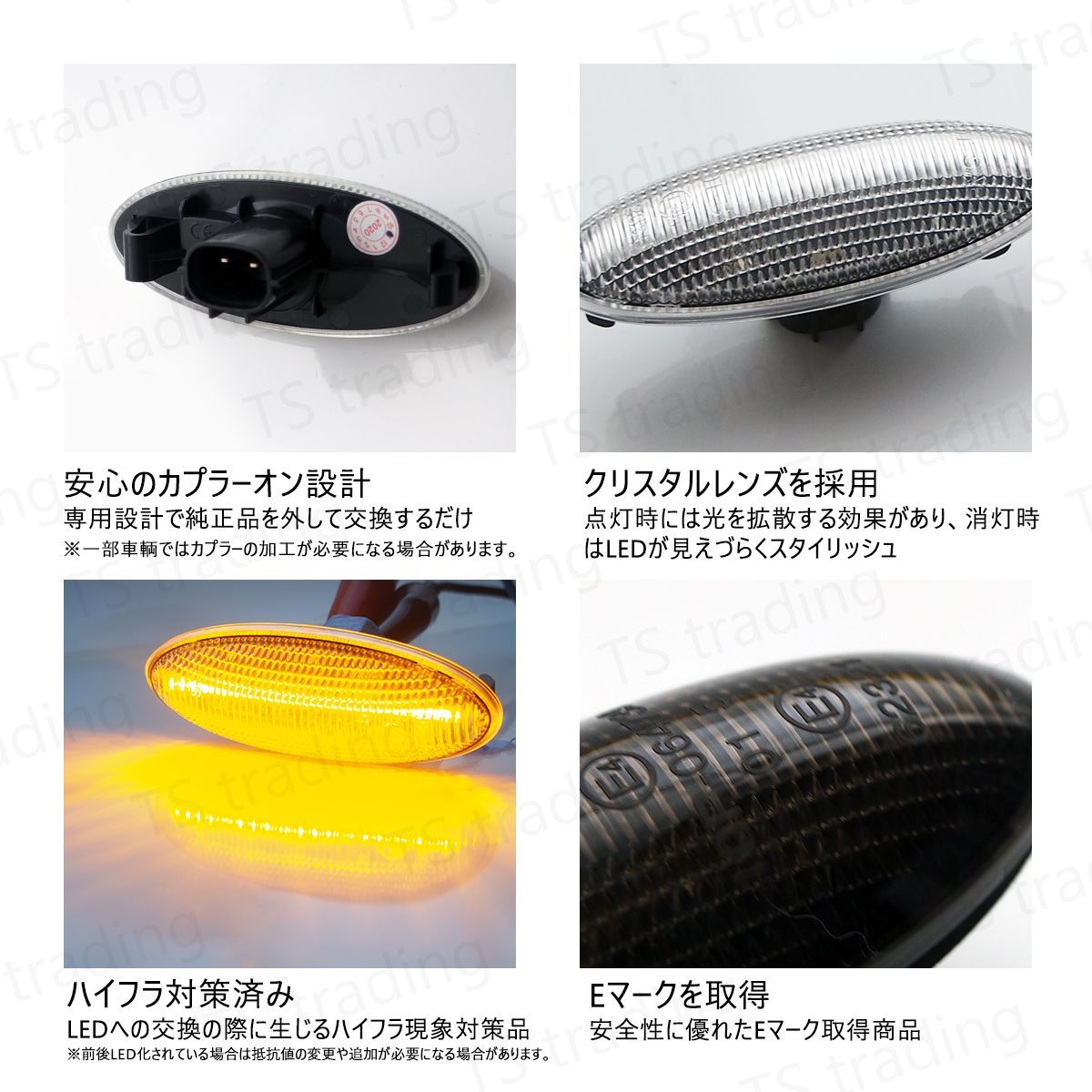 ウインカーランプ プジョー用 ビッパー用 ボックス用 ティピー 2008.04