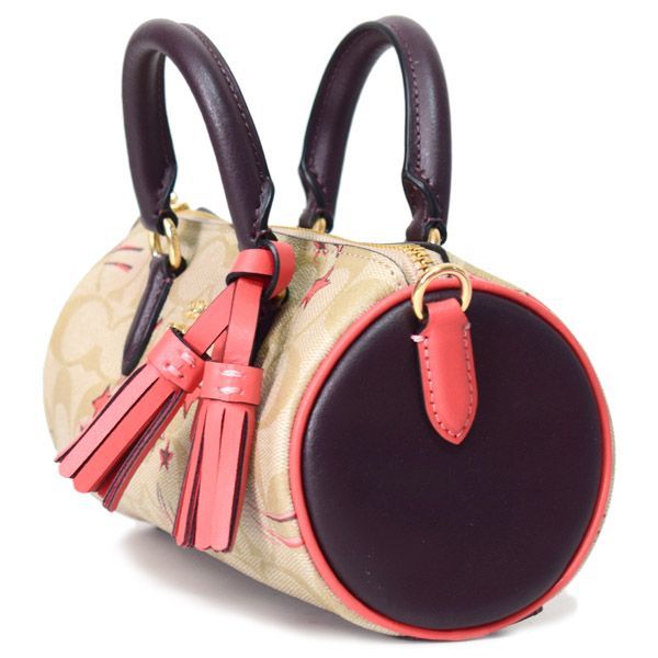 コーチ バッグ COACH コーティングキャンバス レザー シグネチャー 