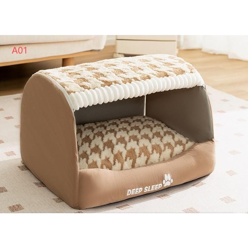 ペットハウス ペットベッド ネコ 猫 ドーム型 大型犬 中型犬 小型犬ベッド ペット用品 柔らか 水洗え 滑り止め 冬 保温 防寒 安眠 ぐっすり眠れる もこも