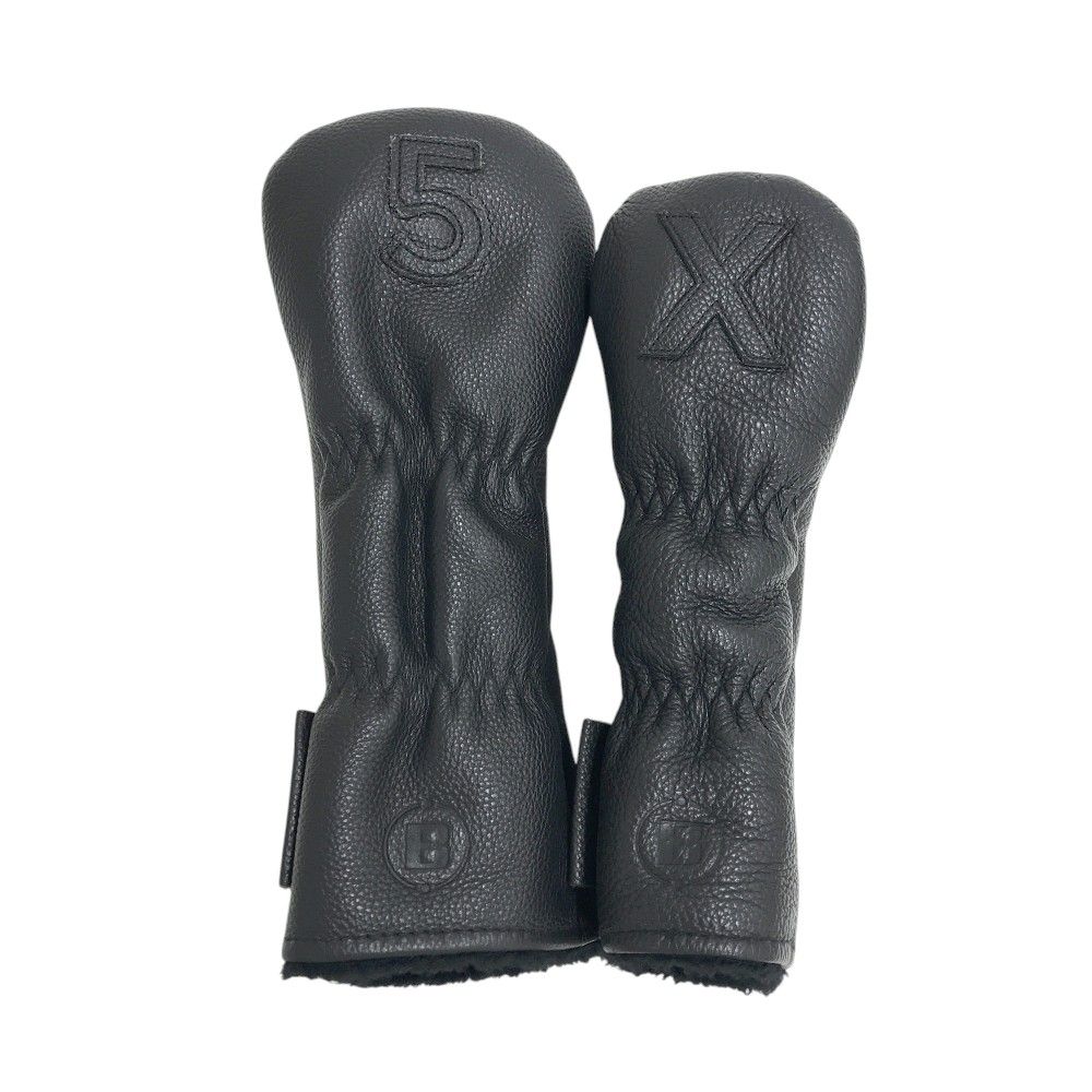 BRIEFING GOLF ブリーフィング ヘッドカバー レザー 2点 セット ブラック系 FW UT 240101537843 ゴルフウェア ストスト