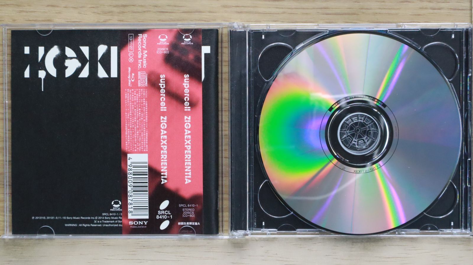 国内盤CD☆スーパーセル/supercell□ ZIGAEXPERIENTIA(初回生産