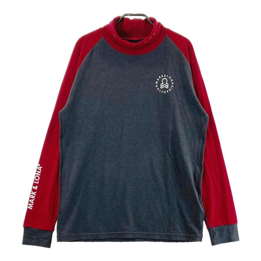 サイズ：48 MARKu0026LONA マークアンドロナ 2023年モデル タートルネック長袖Tシャツ  グレー系 [240101242103]# ゴルフウェア メンズ ストスト