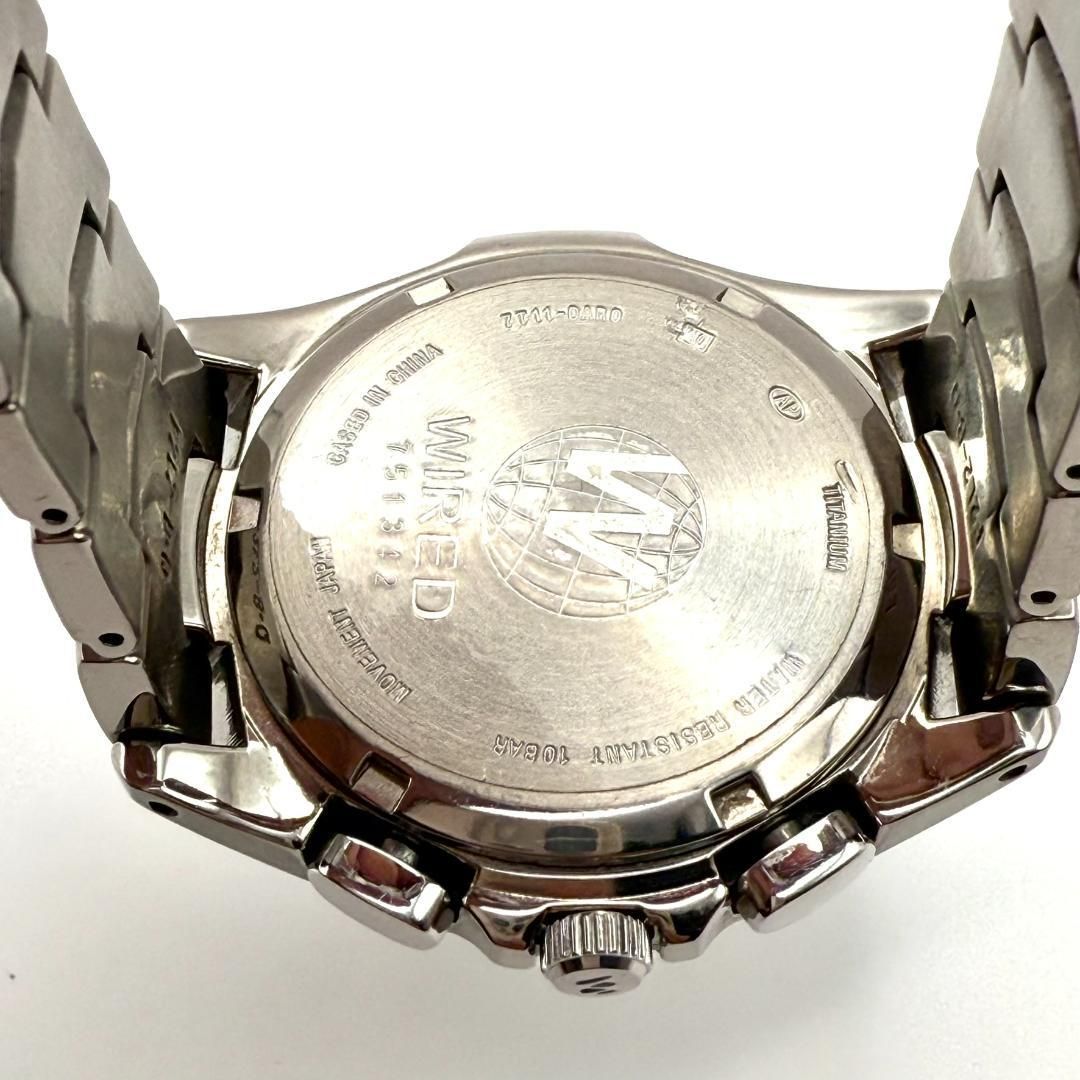 ブラックダイアル クロノグラフ