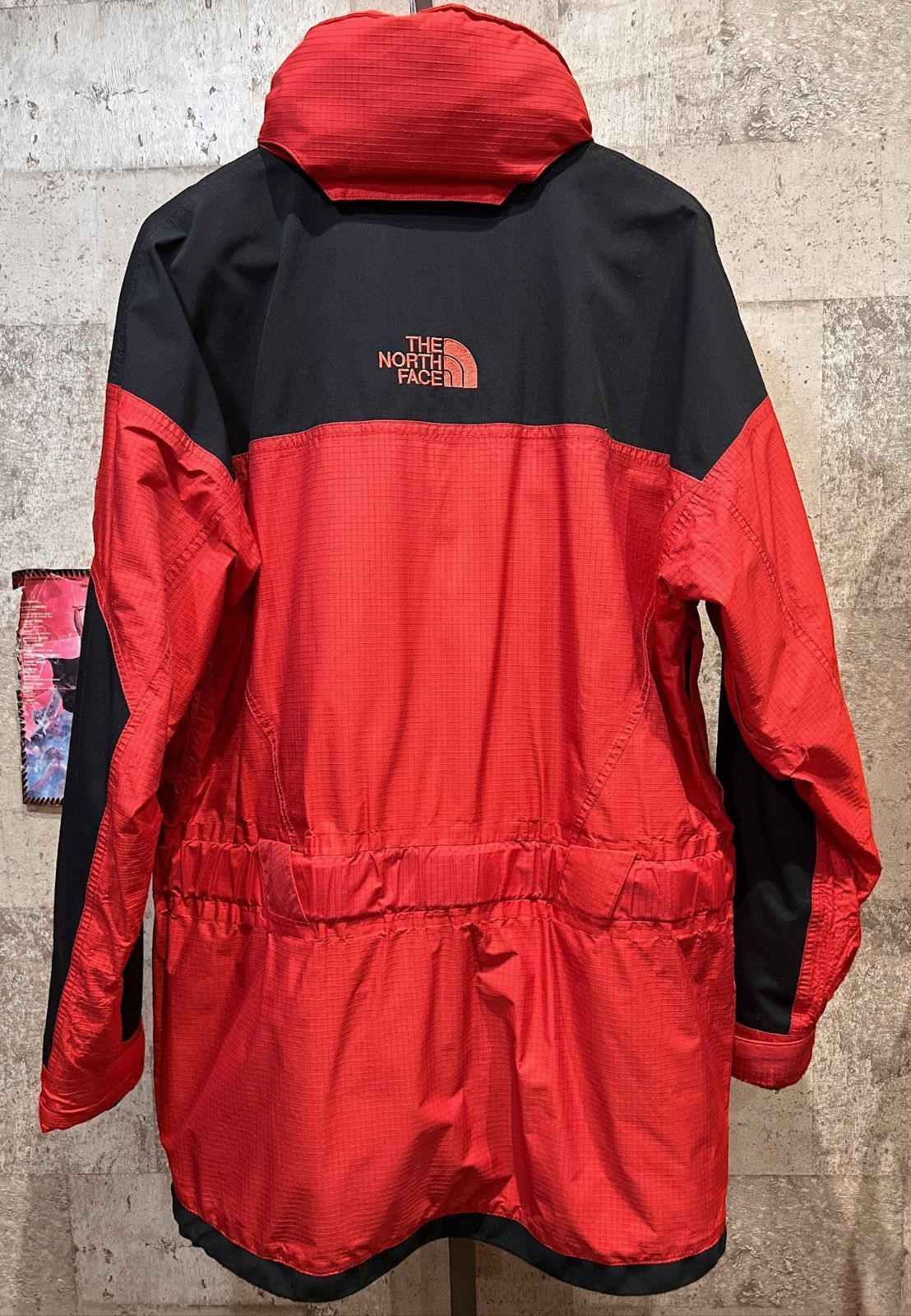 90'S ノースフェイス ゴアテックス マウンテンパーカー 赤黒 L
