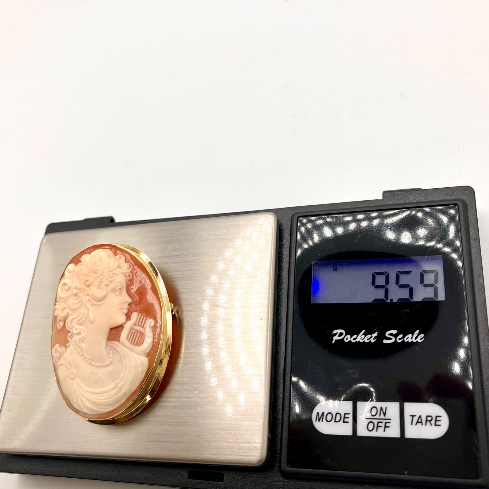 240709-209-5/TM1800 カメオ 750 K18 ブローチ ペンダント 兼用 - メルカリ