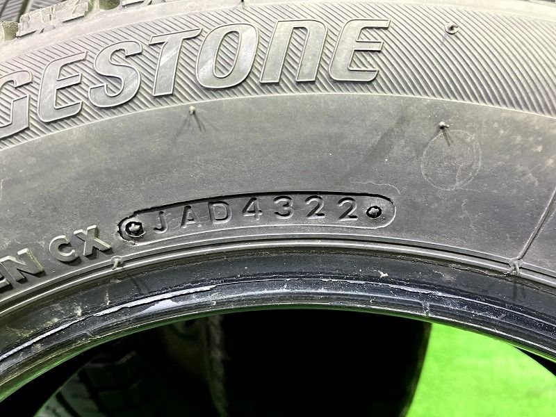 165 BRIDGESTONE 155/65R14 2022年製 スタッドレス 71 BRIDGESTONE 155