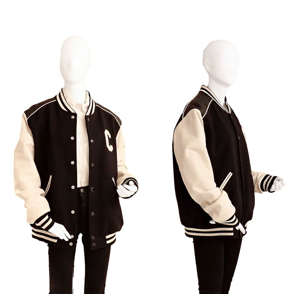 【美品&希少✨】 SANDRO テディジャケット スタジャン レザー ブラック SAINT LAURENT】テディジャケット スタジャン (Saint Laurent
