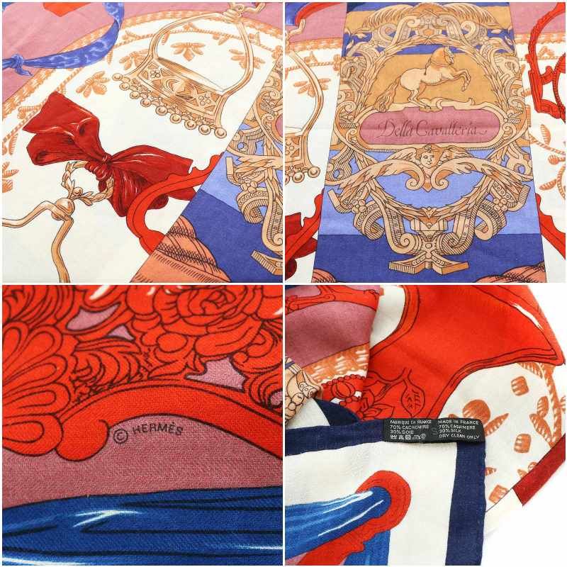 エルメス HERMES カレジェアン Della Cavallerin カレ140 スカーフ