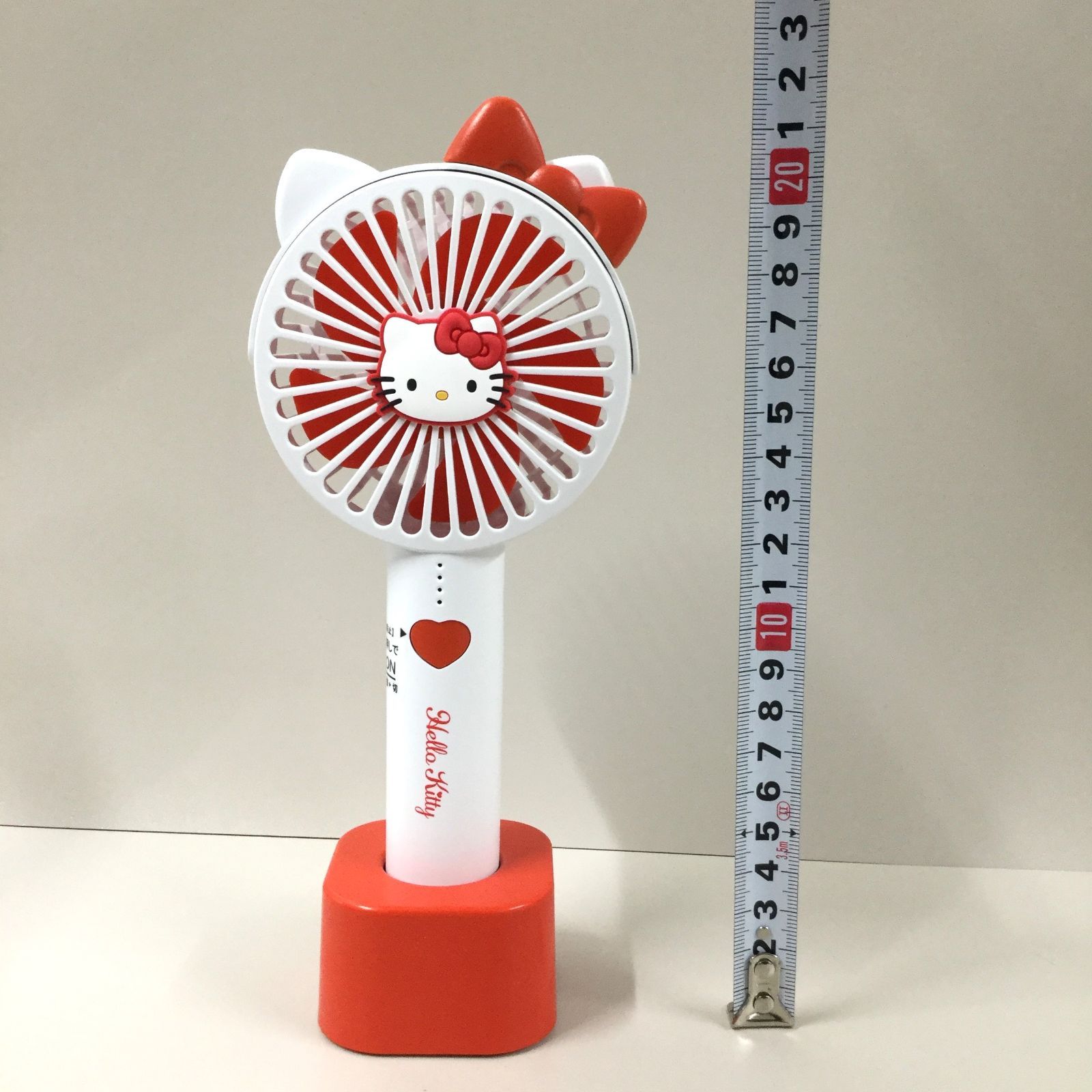 HELLO KITTY ミニスタンド扇風機 Amazon | キャラクター 扇風機 ハンディファン ハローキティ