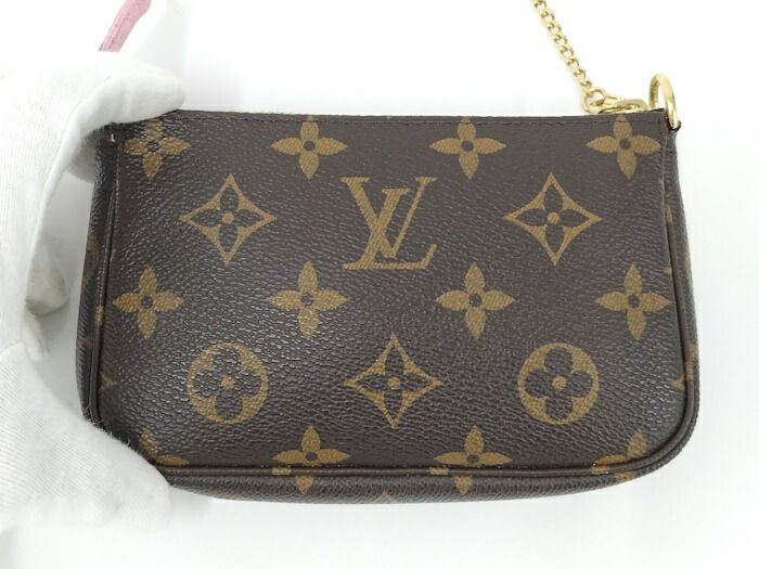 美品【LOUIS VUITTON】アクセサリーポーチ ミニポシェット モノグラム LOUIS VUITTON ミニポシェット アクセソワール アクセサリー