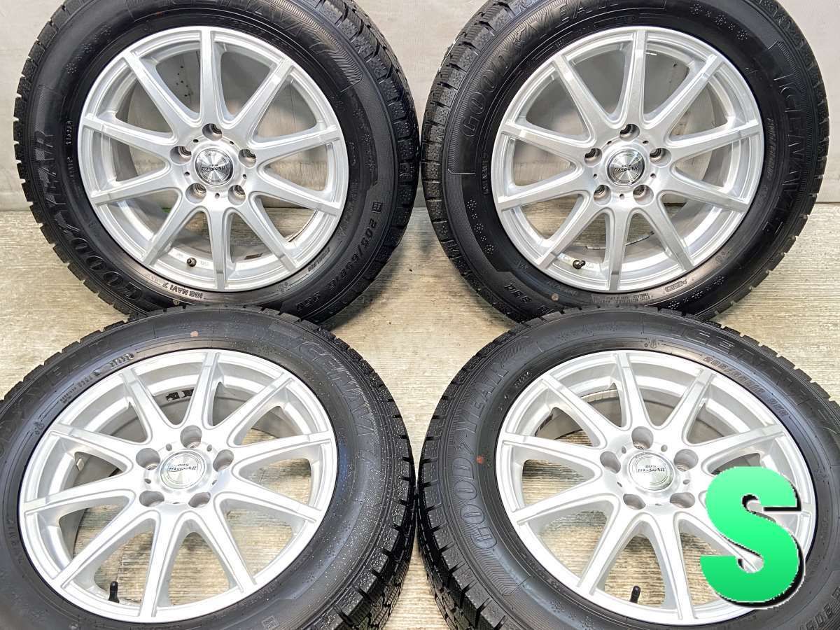 205|65R16 グッドイヤー アイスナビ 7 DOS 16x6.5 40 114.3-5穴 タイヤ スタッドレスタイヤ ホイールセット 4本セット w16250508905