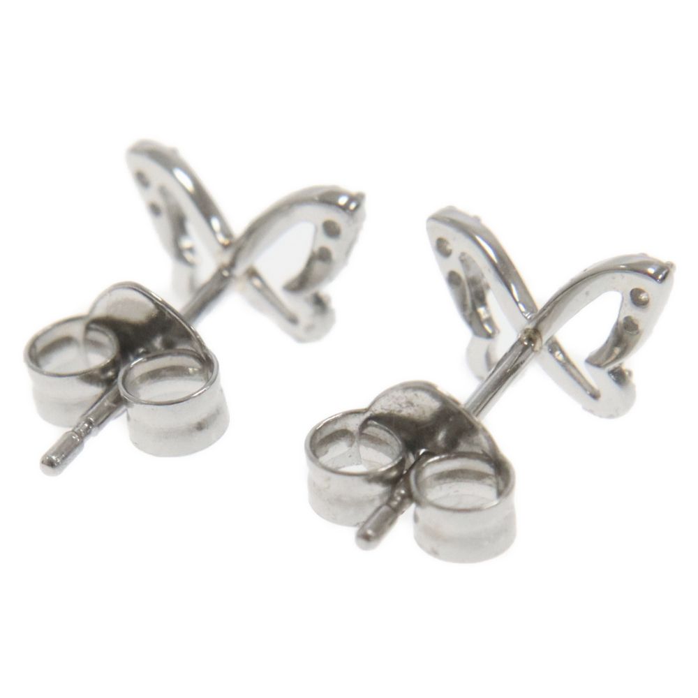 STAR JEWELRY スタージュエリー INFINITE BUTTERFLY PIERCED EARRINGS インフィ二ティ バタフライ ピアス Pt950 シルバー 2XP0334 STAR JEWELRY (スタージュエリー) INFINITE BUTTERFLY PIERCED