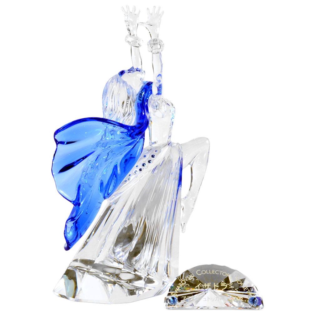 SWAROVSKI - スワロフスキー SWAROVSKI マジックオブダンス イサドラ オブジェ 置物 279648 クリア SCS会員限定 タイトルプレート付【中古】 スワロフスキー SWAROVSKI マジックオブダンス イサドラ
