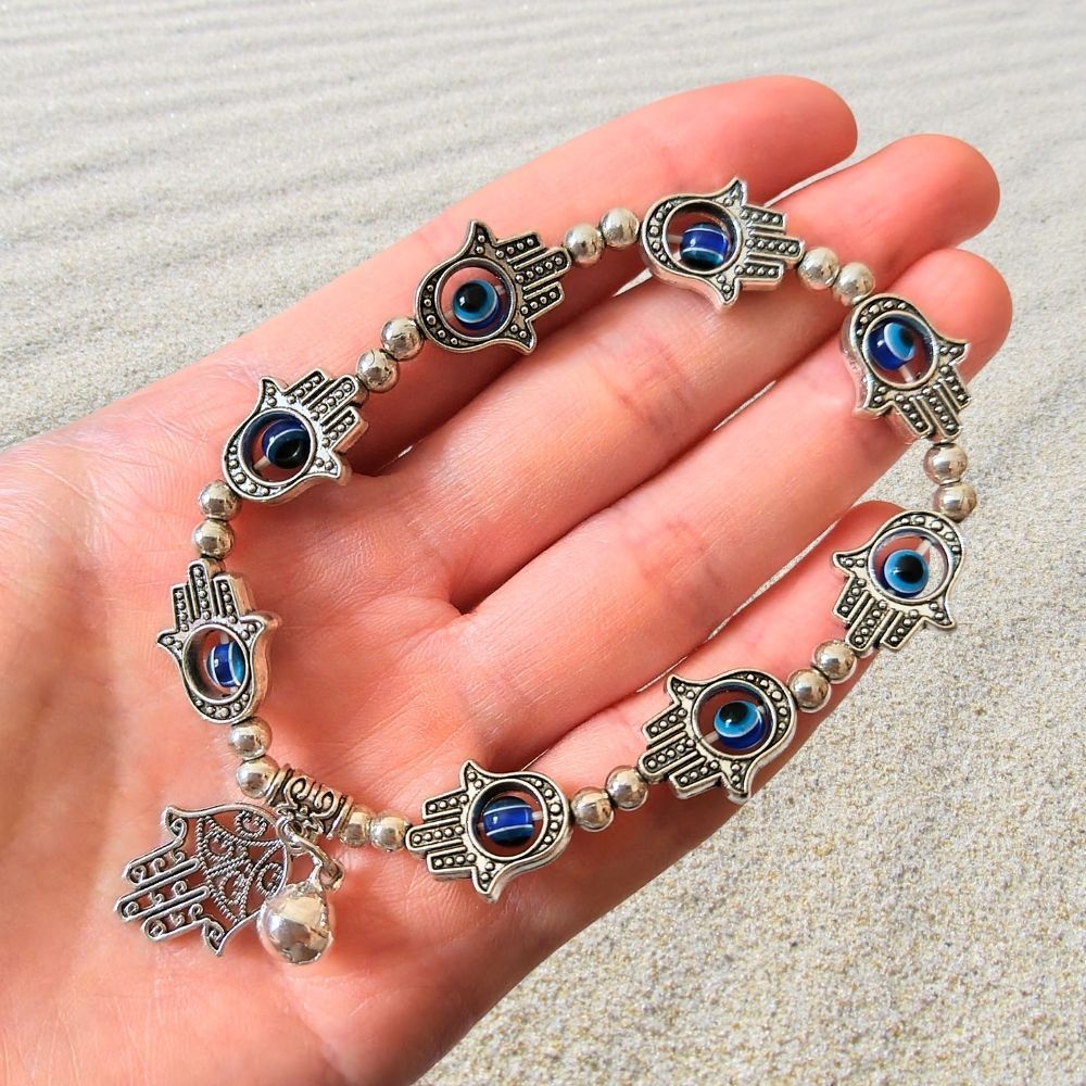 ブレスレット ナザールボンジュウ ハムサ ファティマの手 ミリアムの手