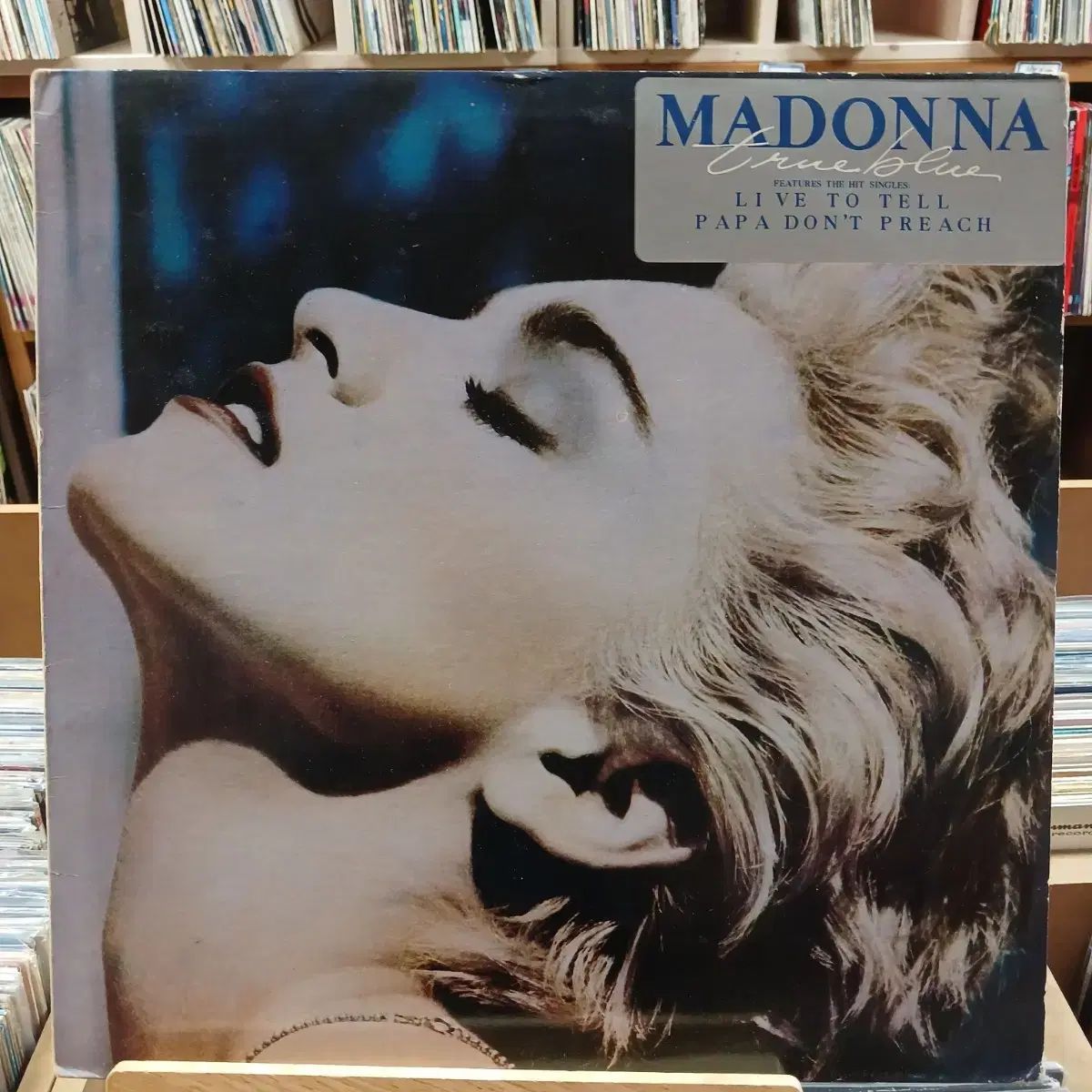 新品　マドンナ TRUE BLUE 　限定 シルバーカラー盤 LP マドンナ – True Blue = トゥルー・ブルー – Vinyl (Poster