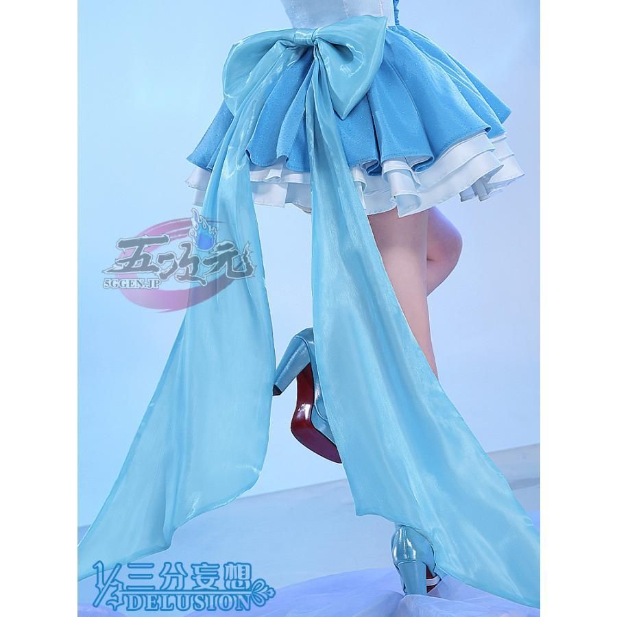 【靴付】三分妄想　ぴちぴちピッチ　宝生波音　コスプレ 三分妄想 ぴちぴちピッチ 宝生 波音 コスプレ衣装 ウィッグ靴