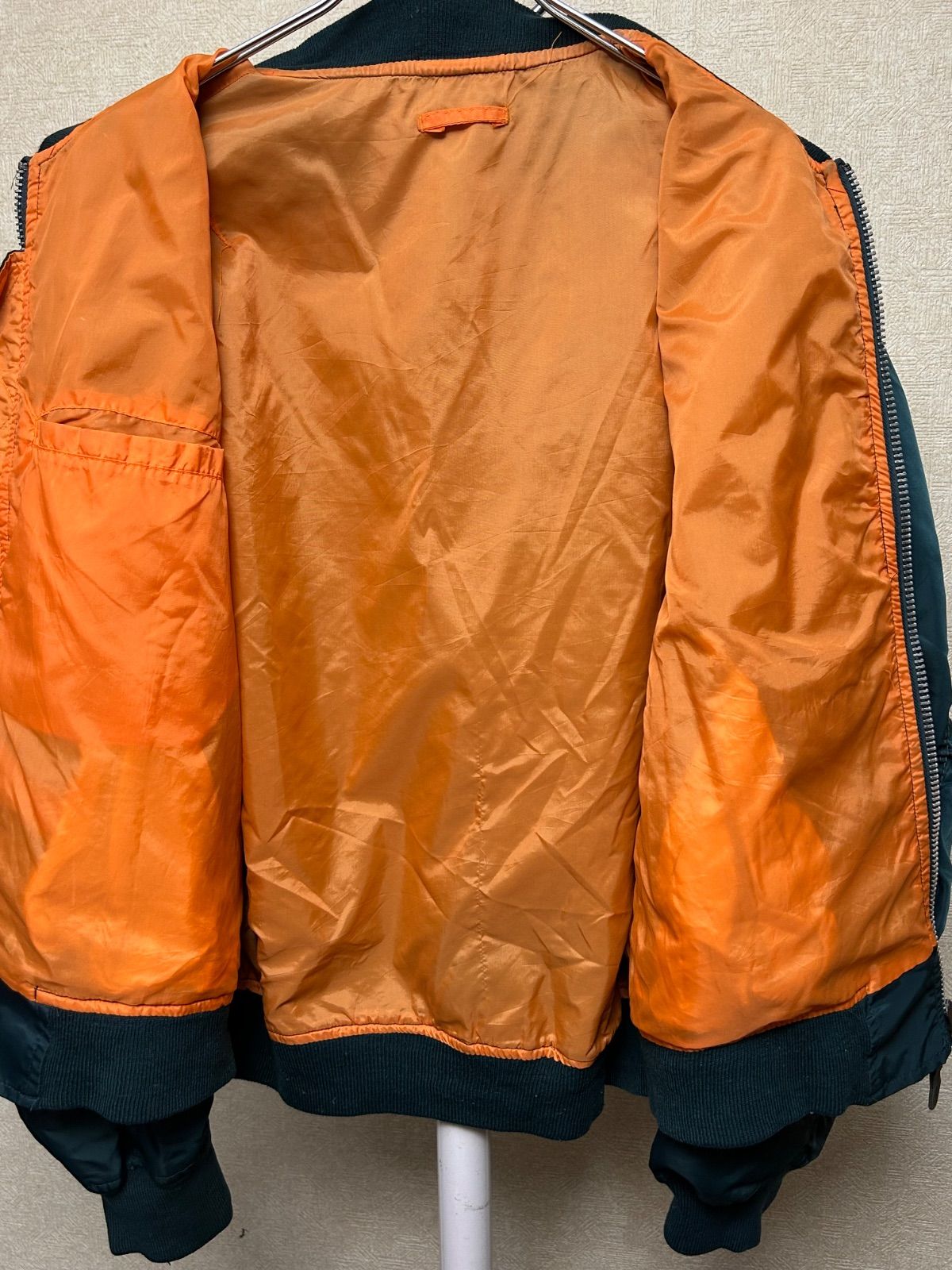 80年代 イングランド製STORE系COBLESジッパーMA-1ジャケットL