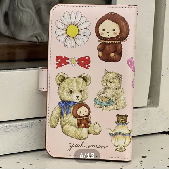 franche lippee - 【新品】yukiemon ユキエモン テキスタイル スマホ手帳 ねこあつめ franche lippee - 【新品】 yukiemon ユキエモン テキスタイル