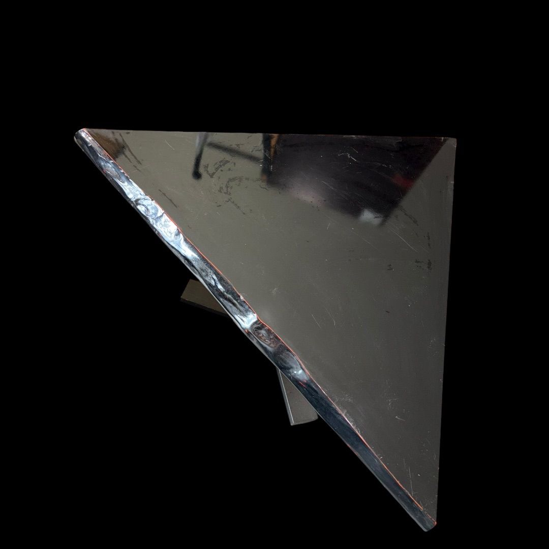 北欧ヴィンテージ 三角 木製 ダイニングテーブル 古い三角テーブル アンティーク