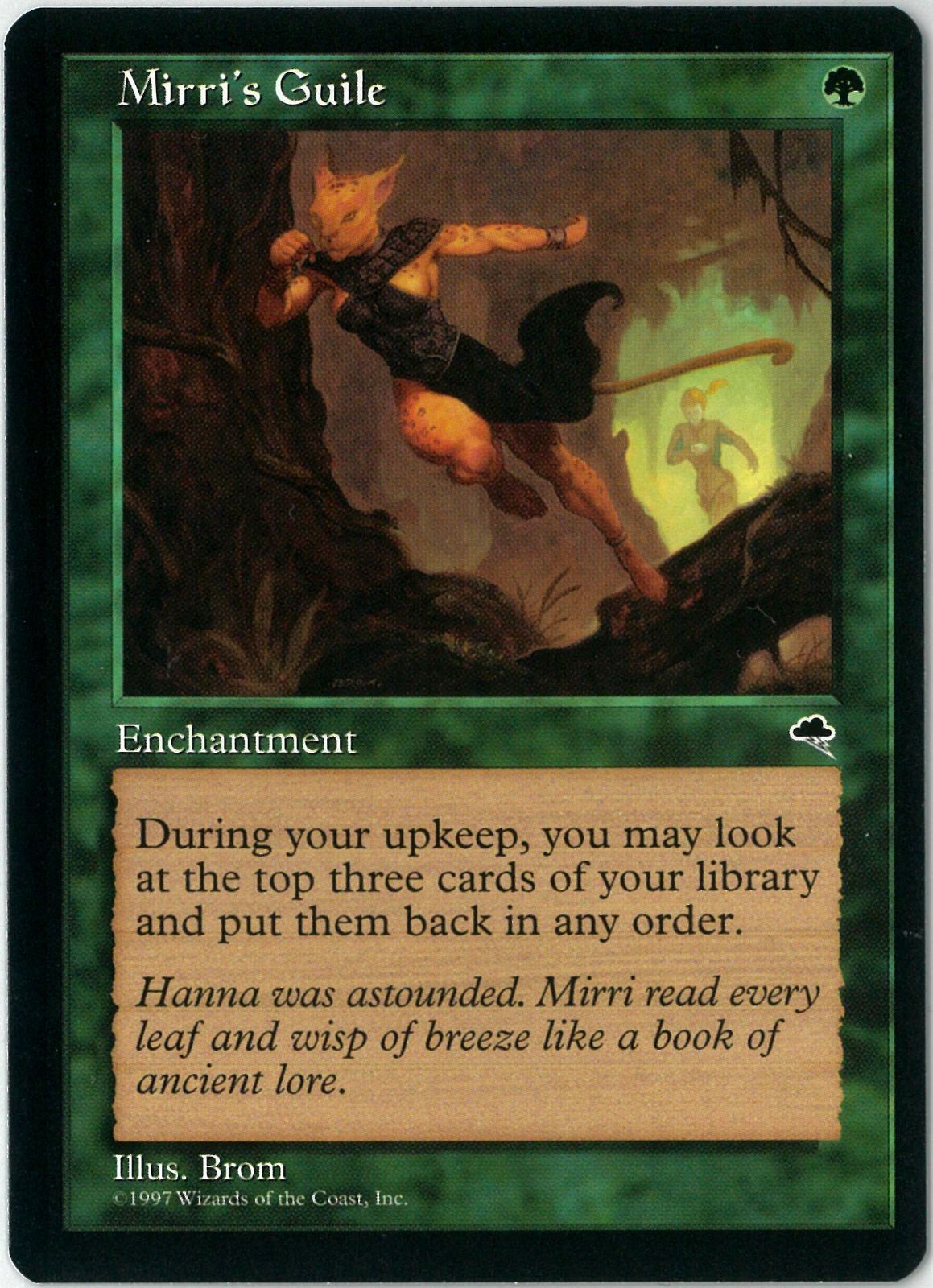 MTG ミリーの悪知恵 Mirri's Guile TMP 英語版 2枚分 MTG/英語版/ミリーの悪知恵/Mirri's Guile/テンペスト/Tempest