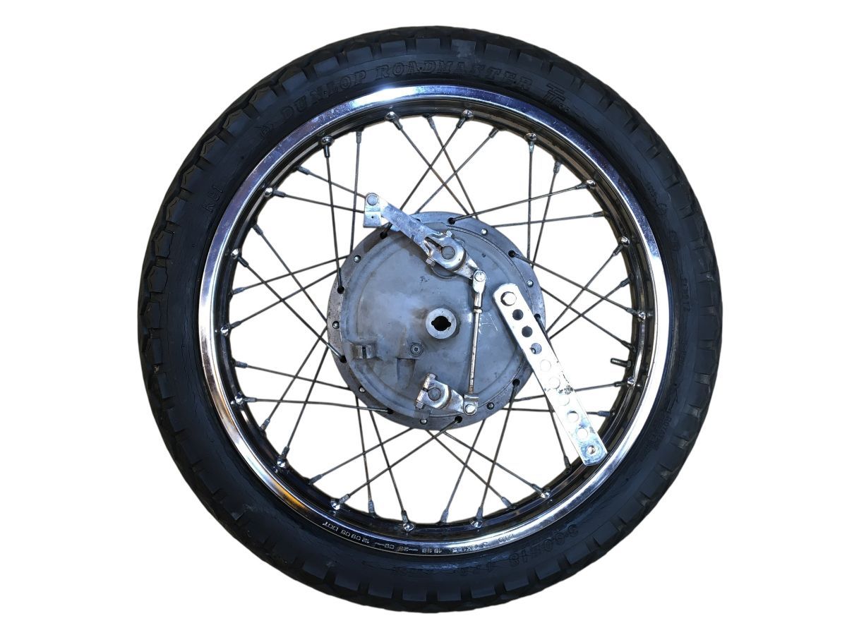 ドリーム CB250 エクスポート 1971-72年式 前後 ホイール セット レストア 流用 ビッグドラム化 ＯＨにも 2766-Z4355