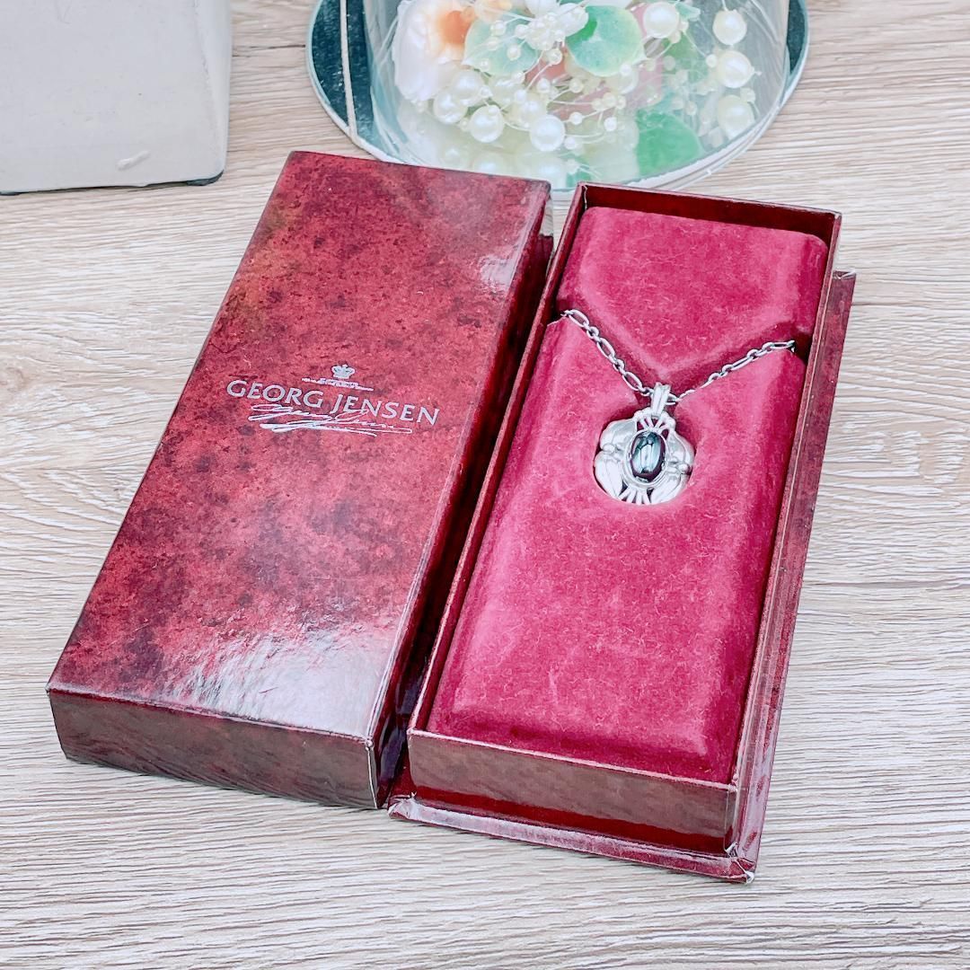 ◇ジョージジェンセン◇ 2000 年 イヤー ペンダント ネックレス Ag925 ◇ジョージジェンセン◇GEORG JENSEN 2000年 イヤー ペンダント