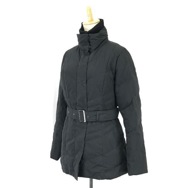 ロートレアモン/LAUTREAMONT★80%/ダウンコート/アウター【3/レディースL/黒/black】ウエストベルト付き/Coat/Jacket/Jumper◆cBH400 ロートレアモン/LAUTREAMONT☆80%/ダウンコート【3/レディースL