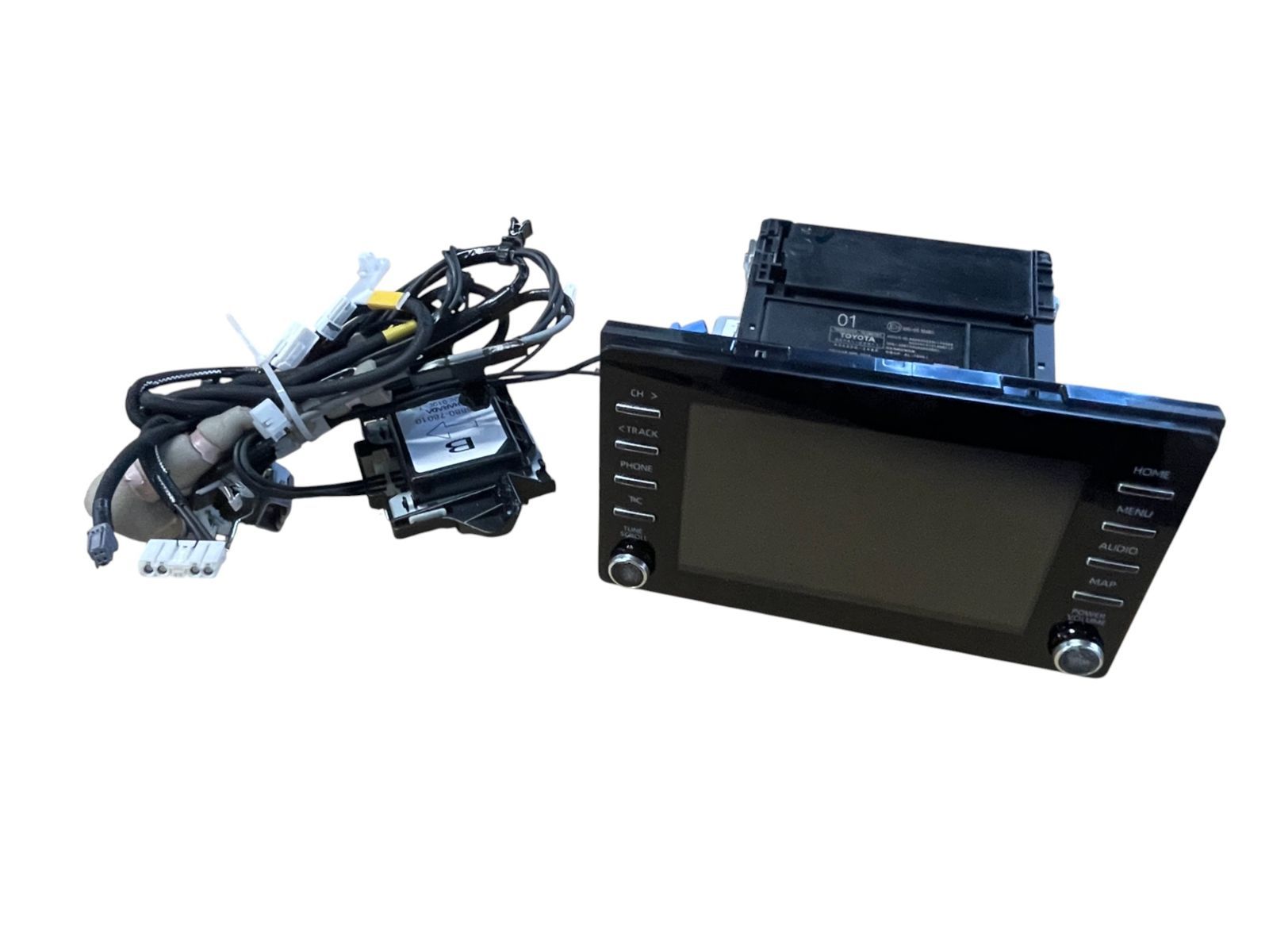 管理番号 4454 カローラスポーツ 86140-12520 ﾄﾖﾀ純正ﾃﾞｨｽﾌﾟﾚｲｵｰﾃﾞｨｵ