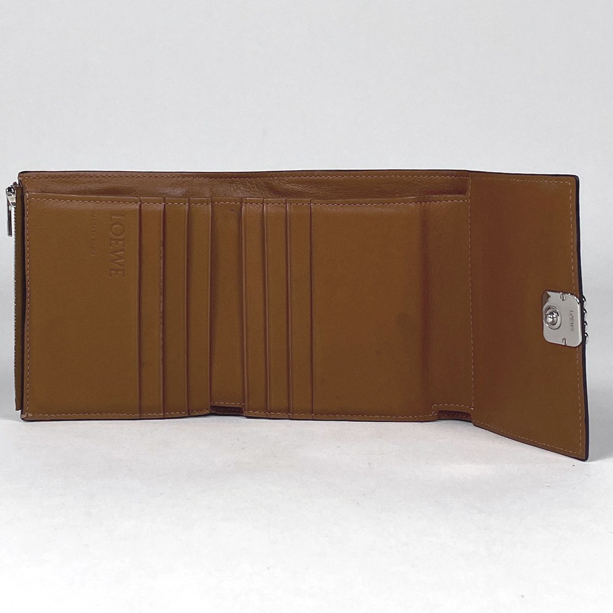 LOEWE スモールトリフォールドウォレット 三つ折財布 アナグラム バイ