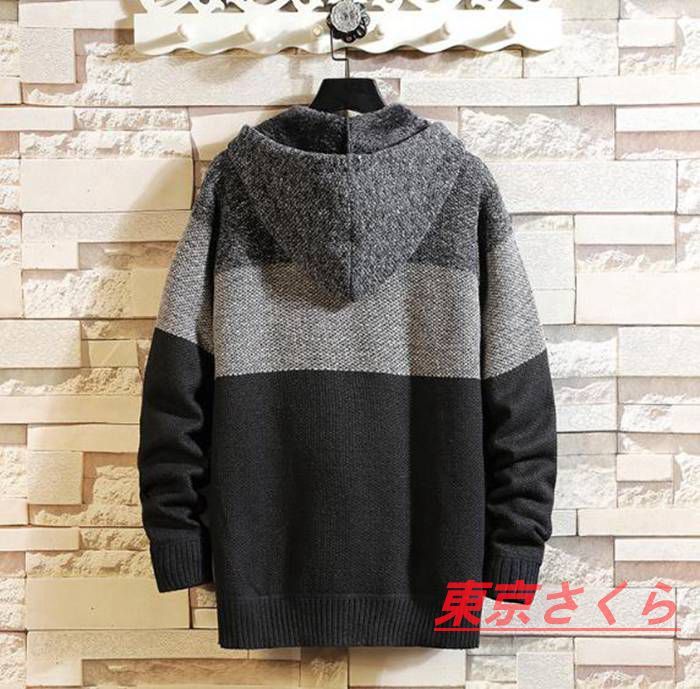 裹起毛ニットカーディガン メンズ 暖かい カーディガン ニットジャケット ボーダー セーター 裹起毛 フード付き 厚手 防寒 あったか ジップアップ セーター アウター Z1Ka776 カーディガン メンズ 裏起毛 秋冬 ニット 厚手 カジュアル Vネック ビジネス 高齢者 前開き 暖かい セーター 防寒 男性 トップス アウター  部屋着 暖かい あったか カジュアル 冬物 シニアファッション　大きいサイズ 送料無料 メンズ ファッション オシャレ カジュアル 男性 上品 春秋