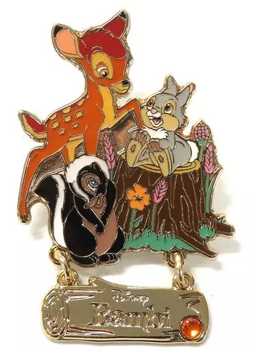 中古】バッジ・ピンズ 集合 Bambi 80years(80周年記念アニバーサリー