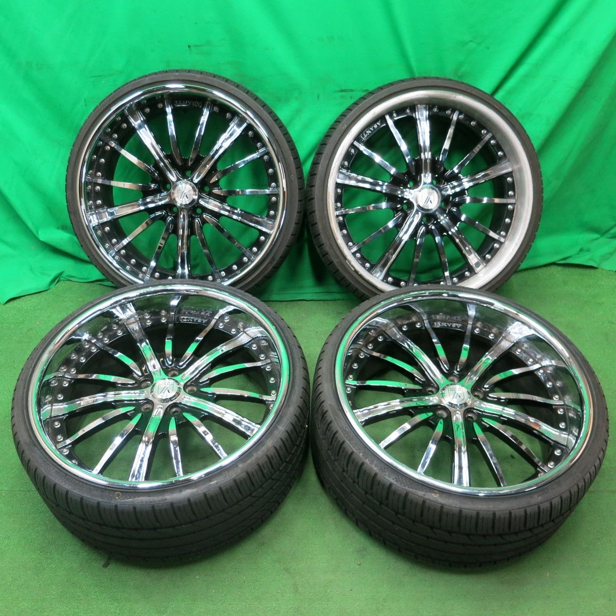 * * 超バリ溝 22年 ほぼ10分 BMW等 ASANTI AF175 245|30R22 295|25R22 ナンカン Sportnex NS-25 アサンティ PCD120|5H 4052202ナノ
