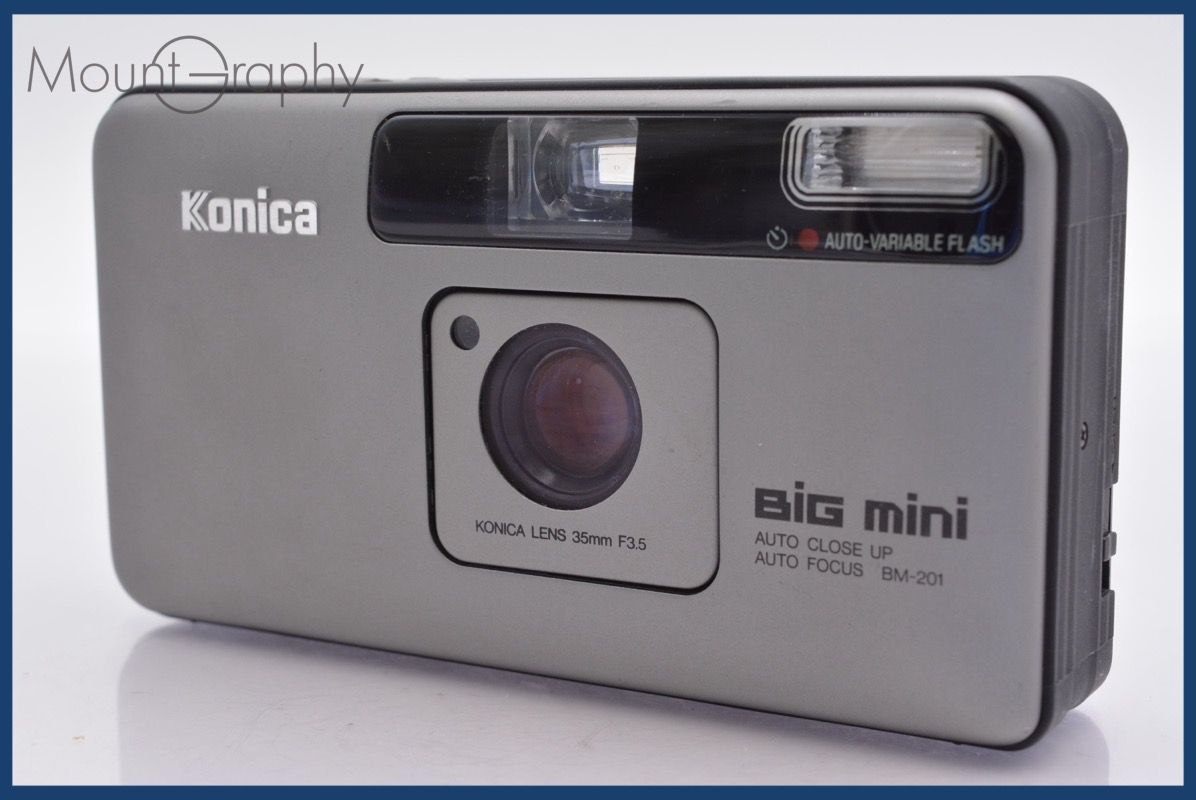 フィルムカメラ　Konica BIG mini BM-201 ジャンク Konica Big mini BM-201 コニカ ビッグミニ ジャンク - メルカリ