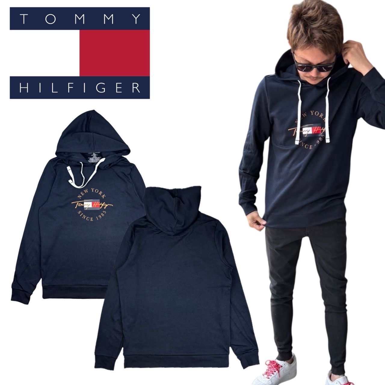 トミーヒルフィガー Tommy Hilfiger トップス パーカー フーディー 