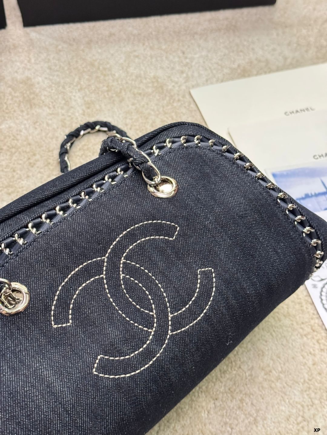 今日特価】Vintage CHANEL ボウリング シングルショルダーバッグ