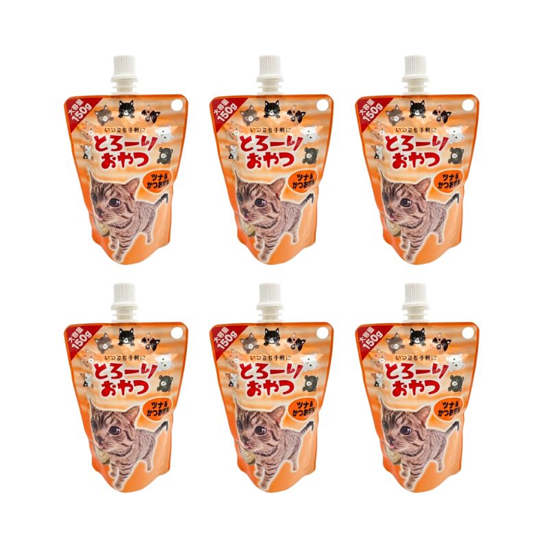 送料無料 とろーりおやつ ツナ＆かつお節味 150g×48 猫用フード キャットフード 猫用 大容量 多頭飼い