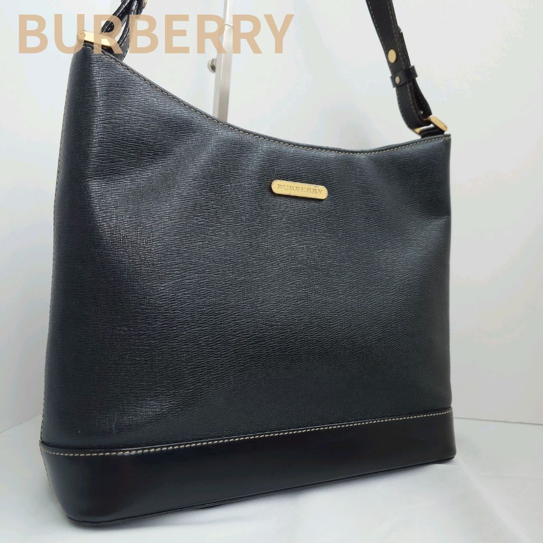 美品】BURBERRY バーバリー オールレザー ノバチェック ワンショルダー ロゴプレート 中古 - メルカリ