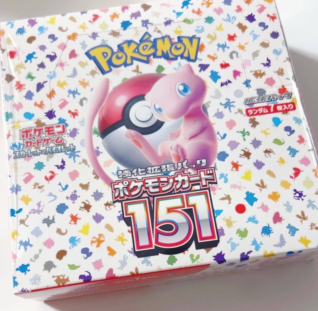 ポケモンカード151 box 新品未開封 シュリンク付き新品未開封