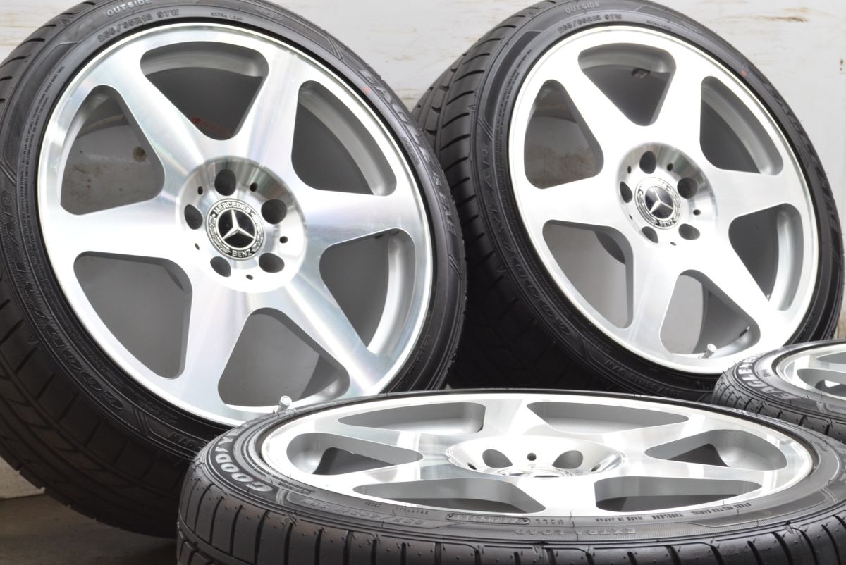 鍛造 BRANKE MORGEN SPREDED EURO SIX RS80 18in 8J 34 9J 35 PCD112 グッドイヤー 235 40R18 265 35R18 W211 W212 Eクラス