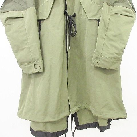 ナイキ NIKE × サカイ Sacai 22AW NRG Trench Jacket トレンチ ジャケット コート アウター フード付き ロゴプリント  DQ9028-222 Lサイズ カーキ - メルカリ