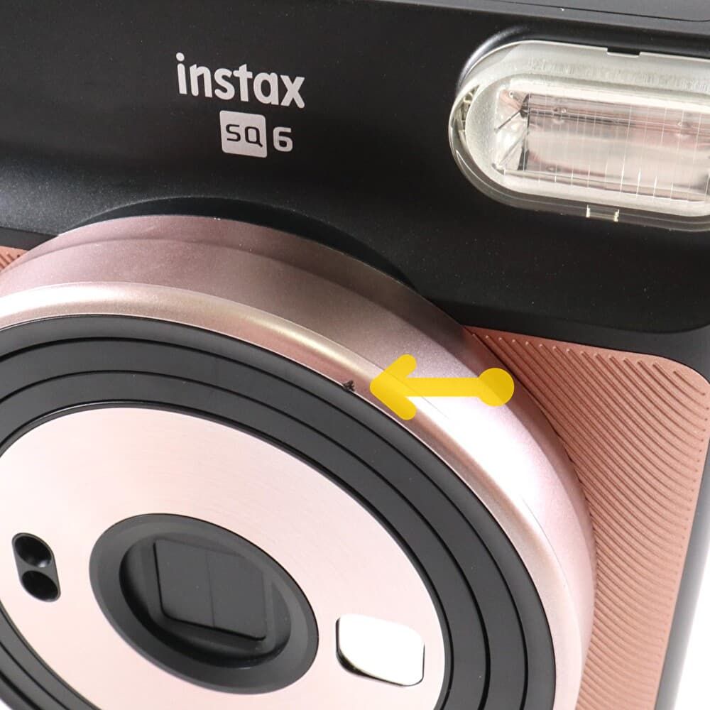 美品》 FUJIFILM instax SQUARE SQ6 ブラッシュゴールド チェキ