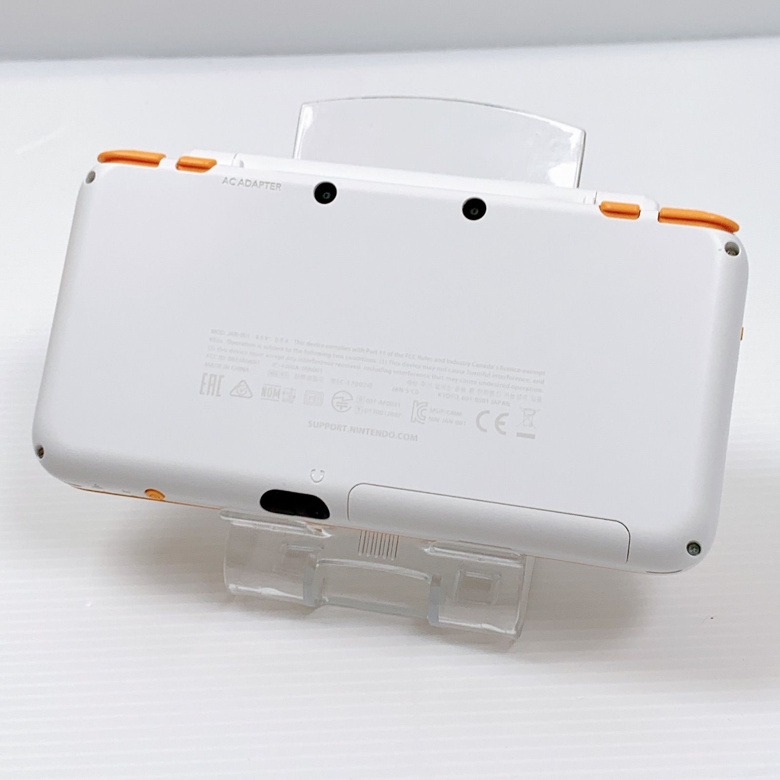美品 new ニンテンドー 2DS LL ホワイトオレンジ すぐ遊べる