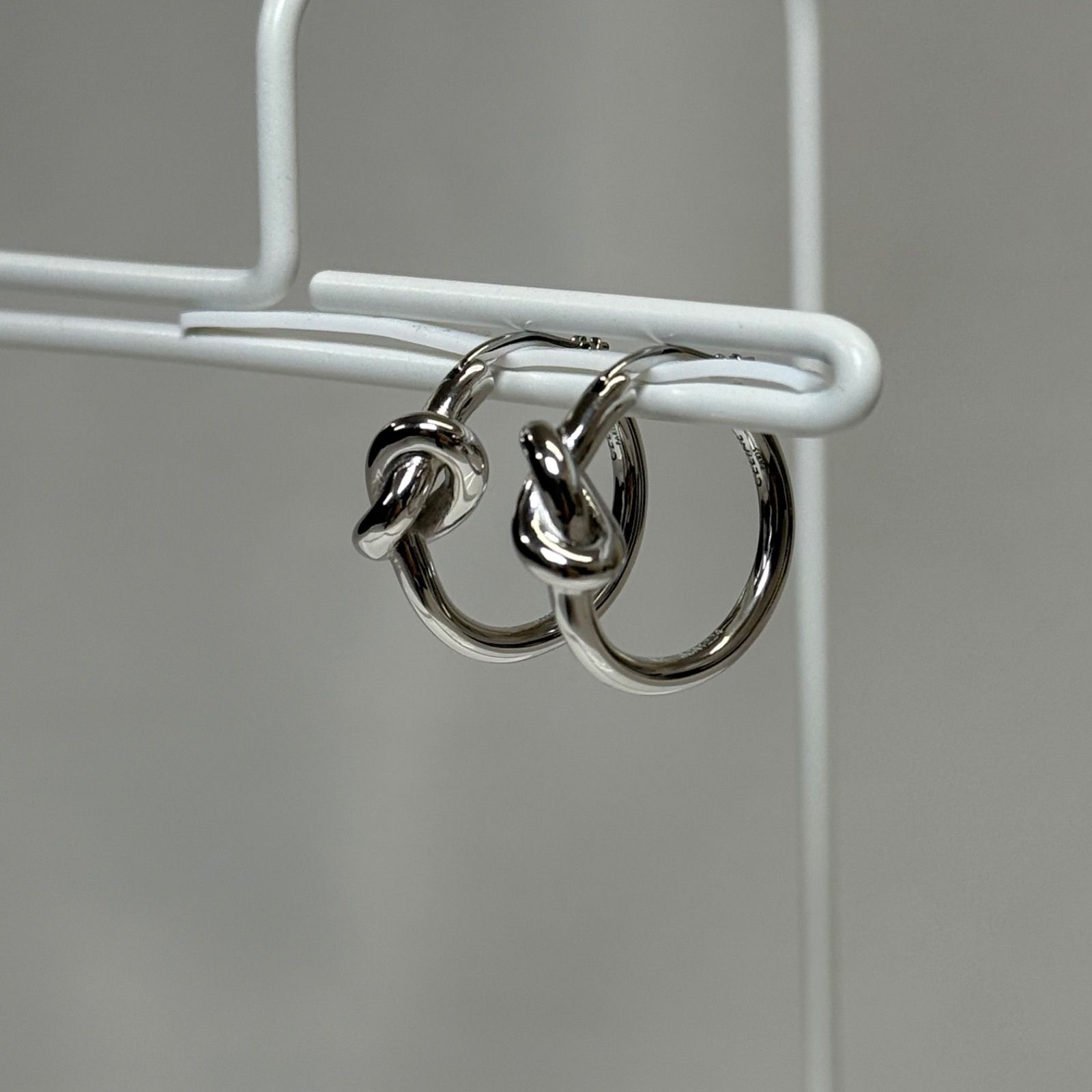 CELINE ノットスモールフープ ピアス セリーヌ ペア ピアス ノット